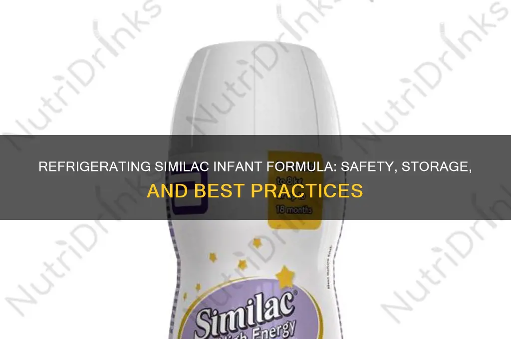 can similac infant formula be refrigerated