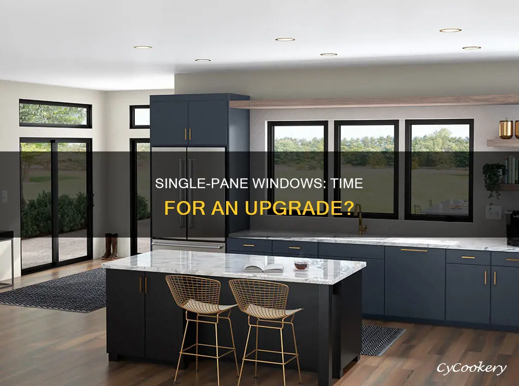 can single pane windows be replaced