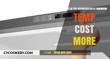 Does Storing Food at Minimum Fridge Temp Increase Energy Costs?