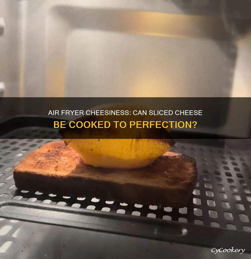 can sliced cheese be cooked in air fryer