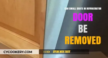 How to Remove Small Dents from Your Refrigerator Door Easily