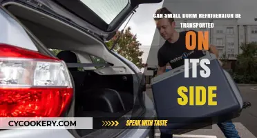 Can You Transport a Small Dorm Fridge on Its Side?