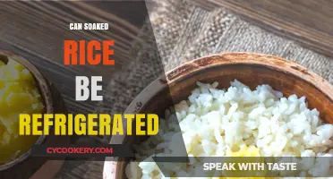 Refrigerating Soaked Rice: Safe Storage Tips and Best Practices