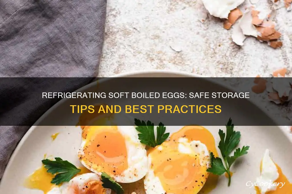 can soft boiled eggs be refrigerated