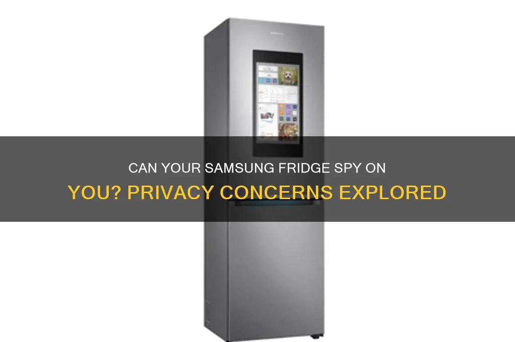 can someone see you from your samsung refrigerator