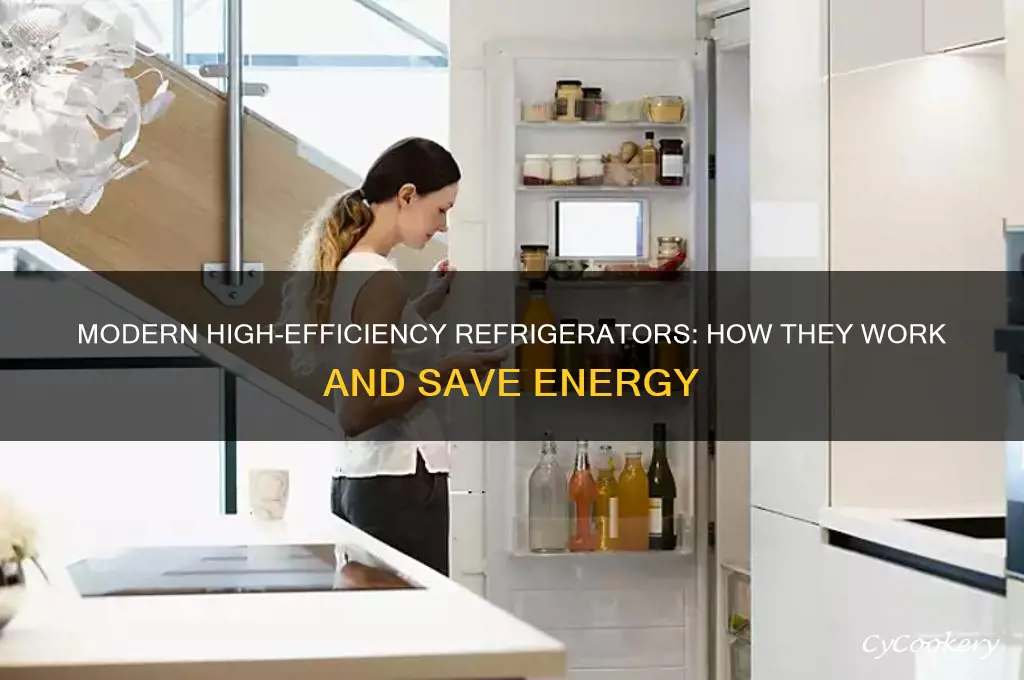 can somone explain how new high eggiciency modern refrigerators