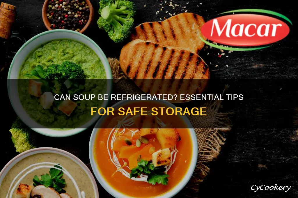 can soup be refrigerated