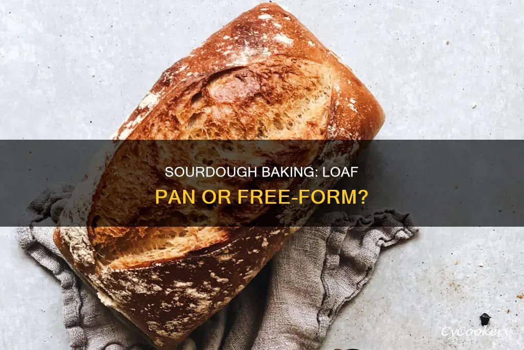 can sourdough be baked in a loaf pan