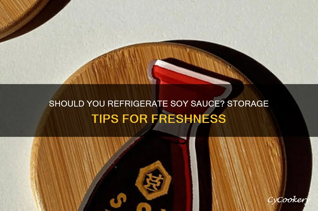 can soy sauce be refrigerated
