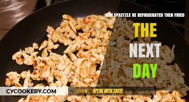 Refrigerating Spaetzle: Can You Fry It the Next Day?