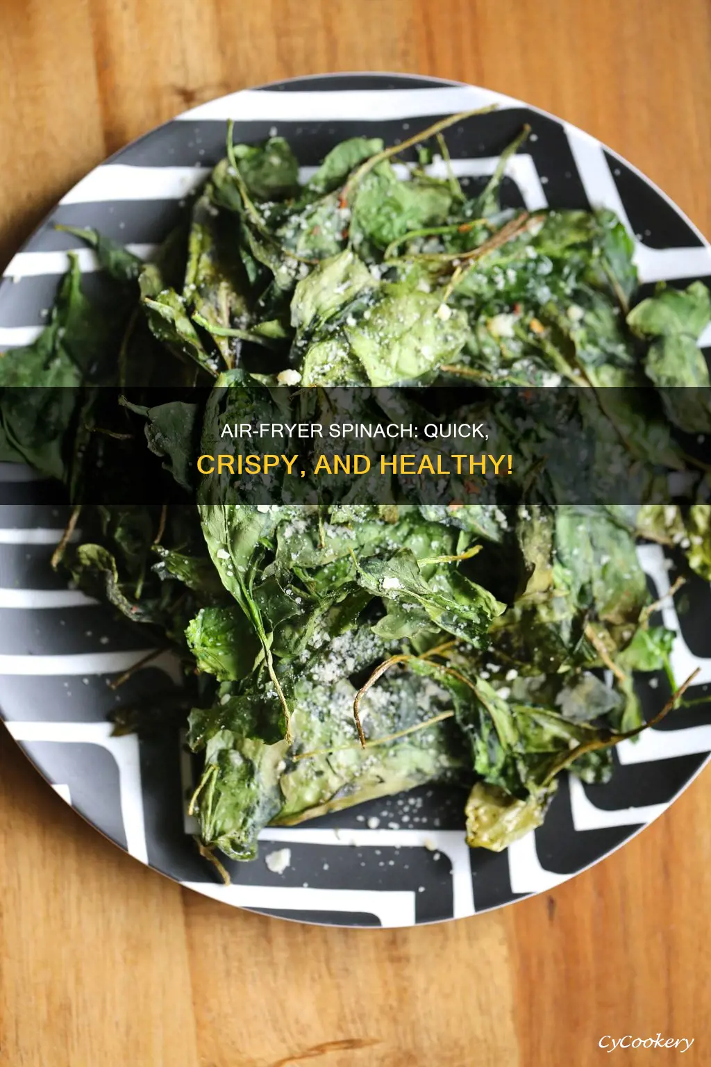 can spinach in an air fryer