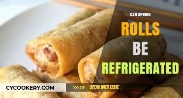 Refrigerating Spring Rolls: Tips for Freshness and Storage