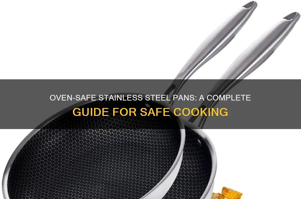 can stainless steel pans be used in the oven