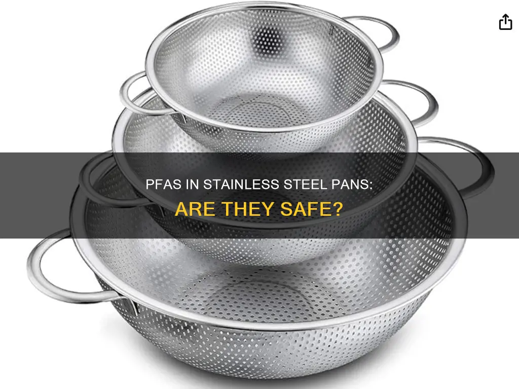 can stainless steel pans contain pfas