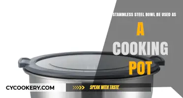 Stainless Steel Bowl: Cooking Pot Alternative?