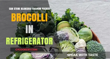 Storing Blanched Vacuum-Packed Broccoli: Refrigerator Tips for Freshness