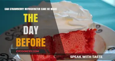 Make-Ahead Strawberry Refrigerator Cake: Prep the Day Before?