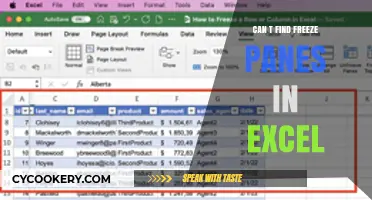 Where is Freeze Panes in Excel?