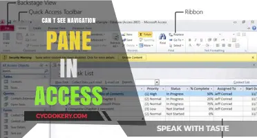How to Unhide Navigation Pane in Access?