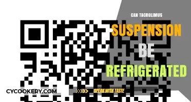 Can Tacrolimus Suspension Be Refrigerated? Storage Tips and Guidelines