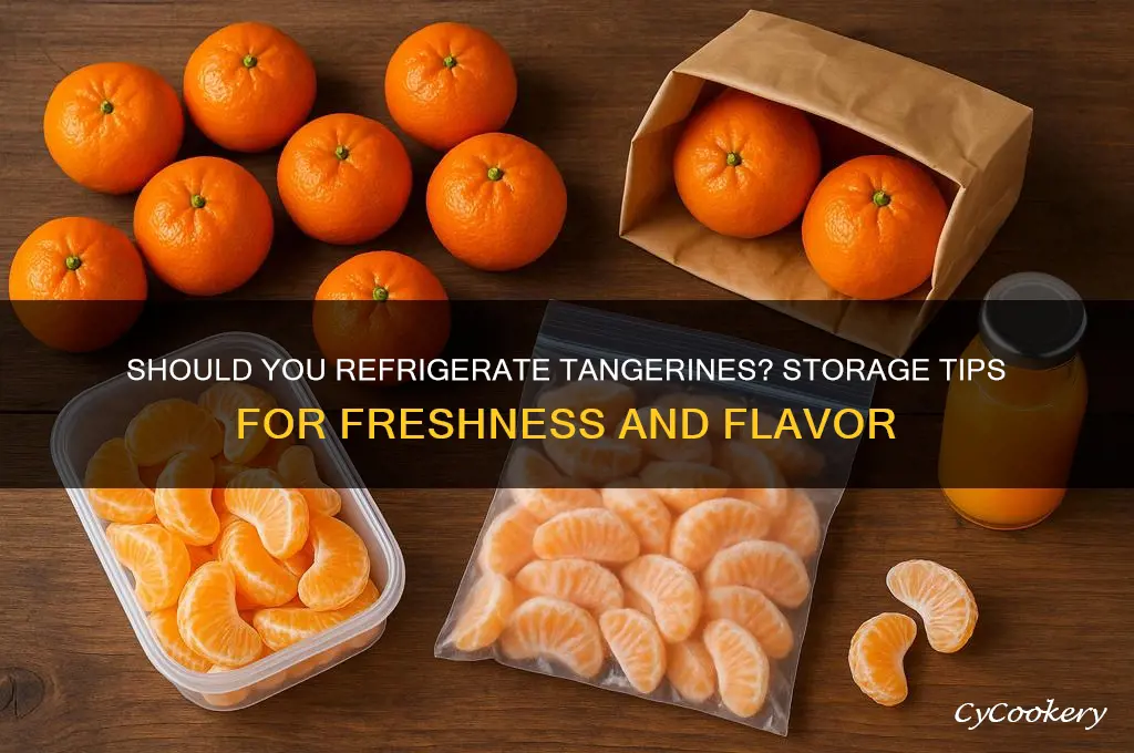 can tangerines be refrigerated