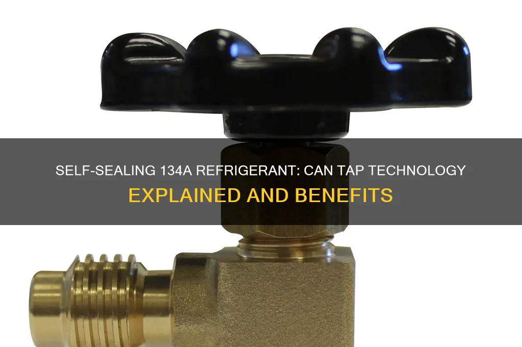 can tap for self sealing 134a refrigerant