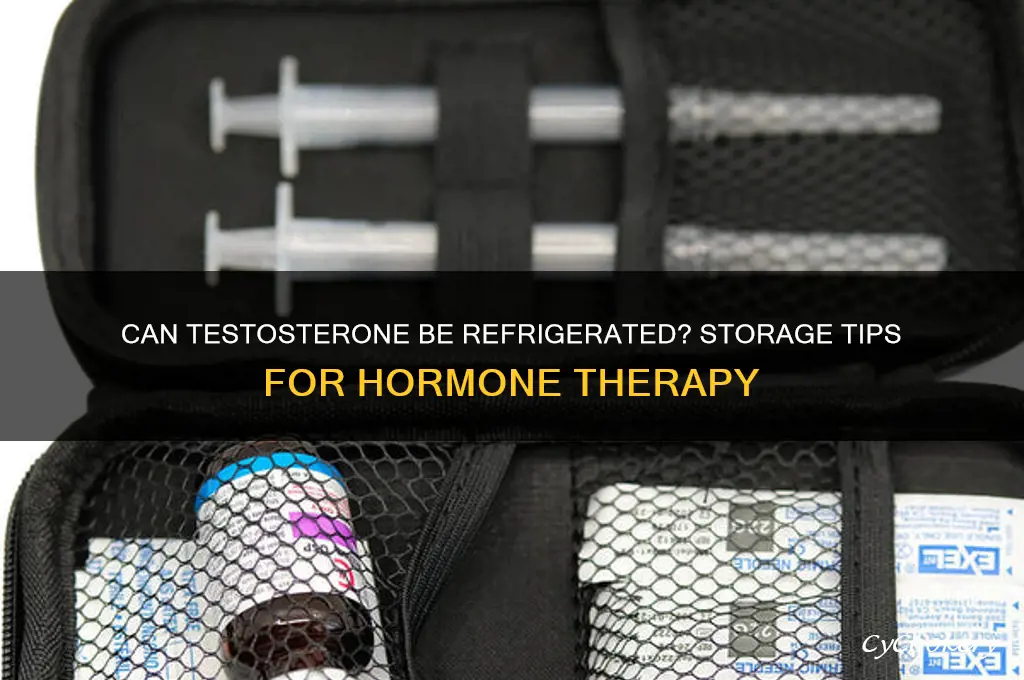 can testosterone be refrigerated
