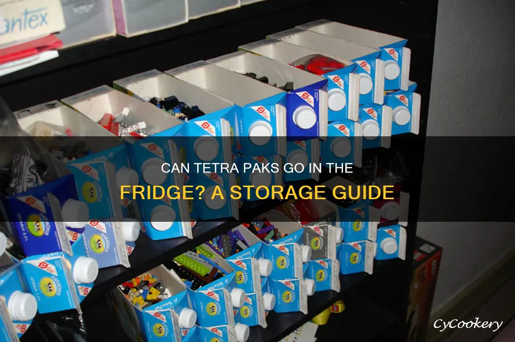 can tetra paks be put in the refrigerator