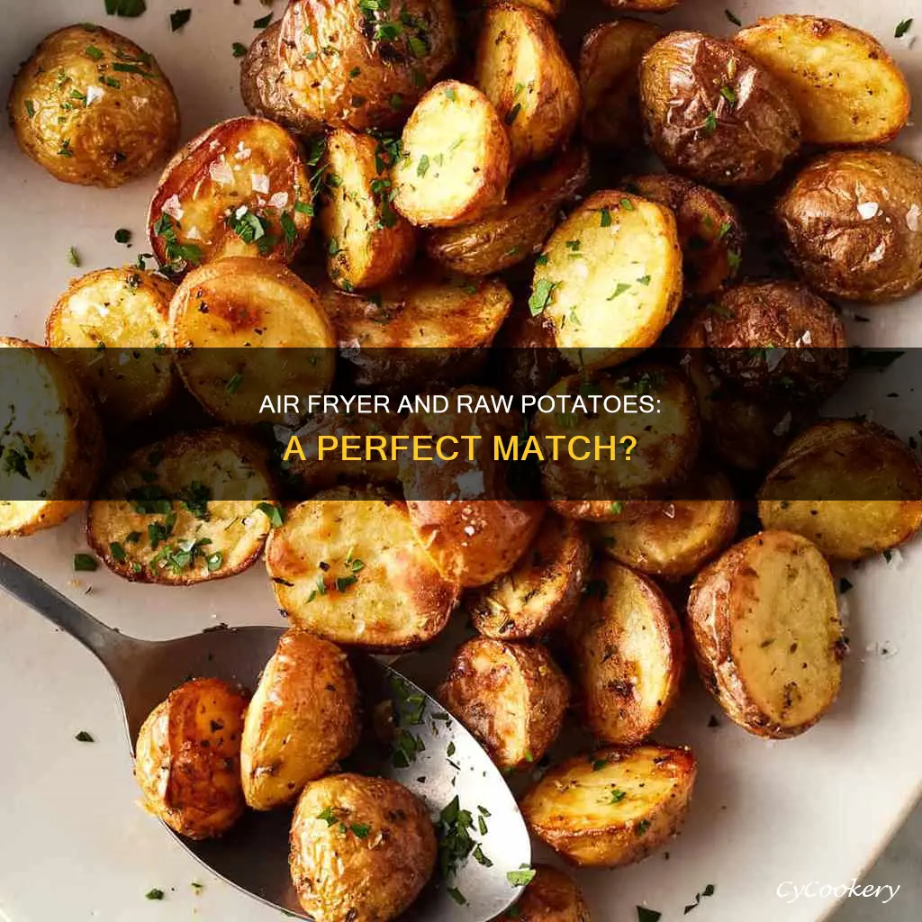 can the air fryer fry raw potatoes