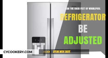 Adjusting Whirlpool Refrigerator Back Feet: A Step-by-Step Guide