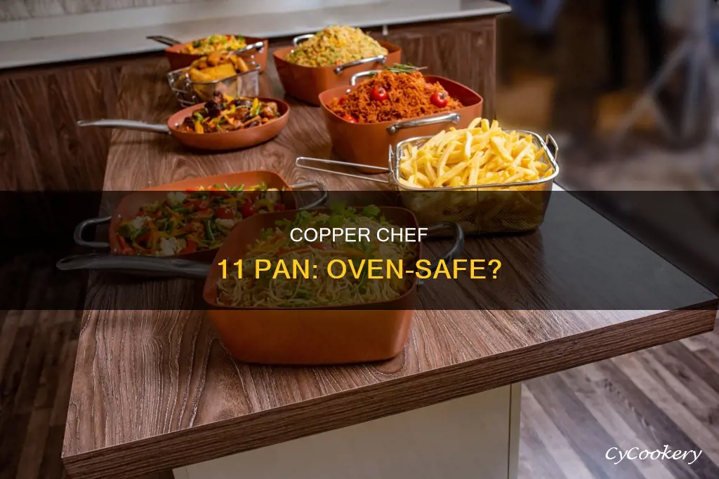 can the copper chef 11 pan go in the over