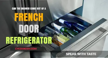Can French Door Refrigerator Drawers Slide Out? A Quick Guide