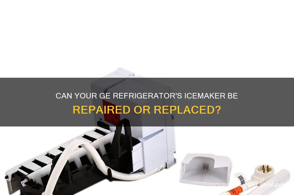 can the icemaker on a ge refrigerator
