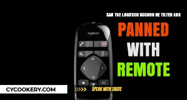 Adjusting the Logitech BCC950: Remote Tilting and Panning