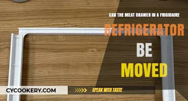 Can You Relocate the Meat Drawer in Your Frigidaire Fridge?