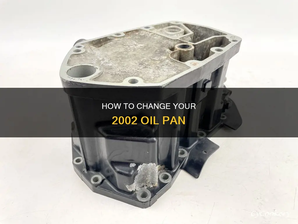 can the oil pan on a 2002
