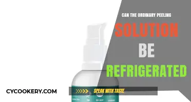 Should You Refrigerate The Ordinary Peeling Solution? Expert Tips