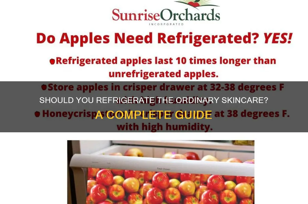 can the ordinary products be refrigerated