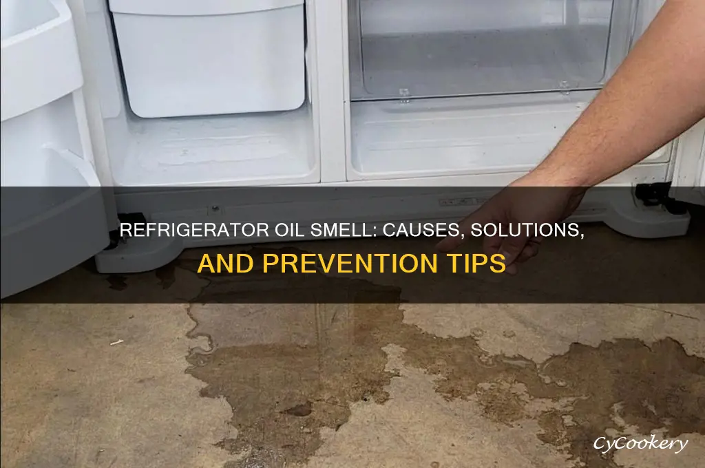 can the refrigerator cause a oil smell
