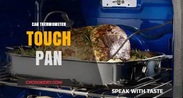 Thermometer and Pan: Safe Contact?