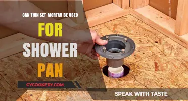 Thin-Set Mortar for Shower Pan: A Good Idea?