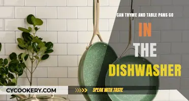 Thyme and Table Pans: Dishwasher Safe?