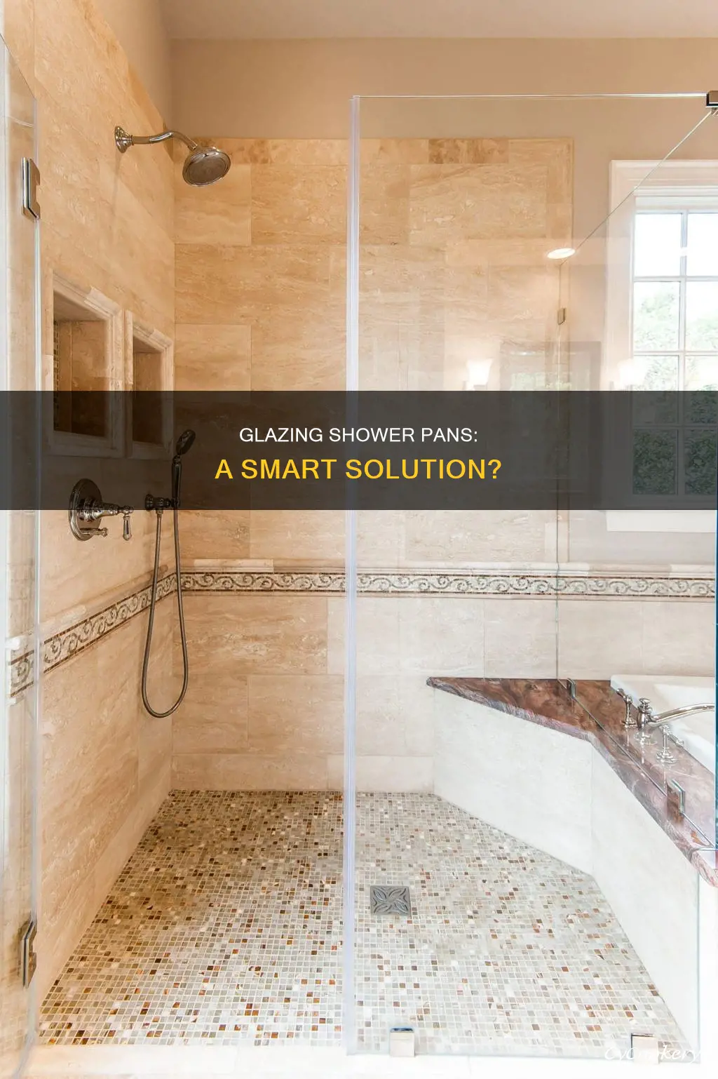 can tou glaze shower pans