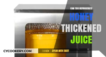 Refrigerating Honey-Thickened Juice: Best Practices and Storage Tips