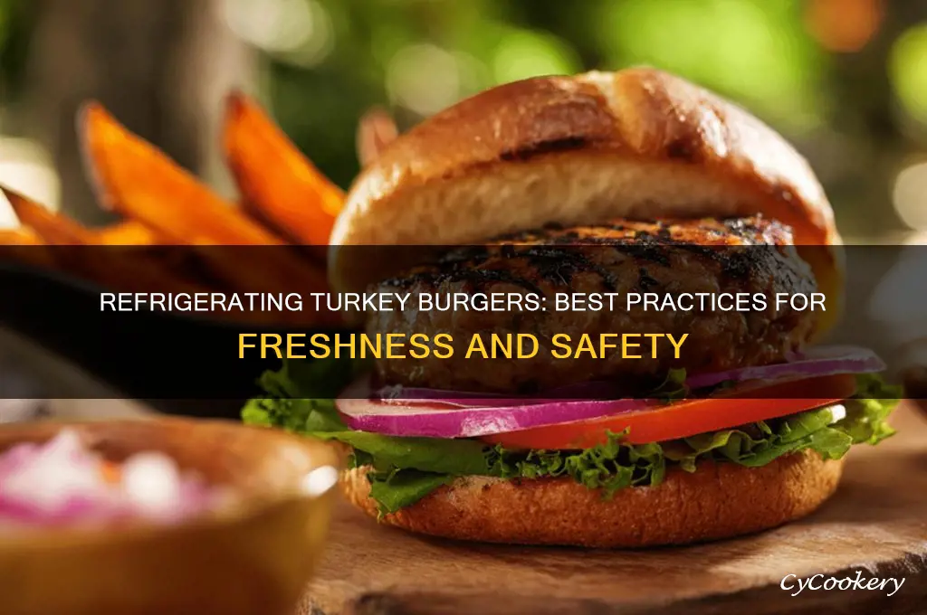 can turkey burgers be refrigerated