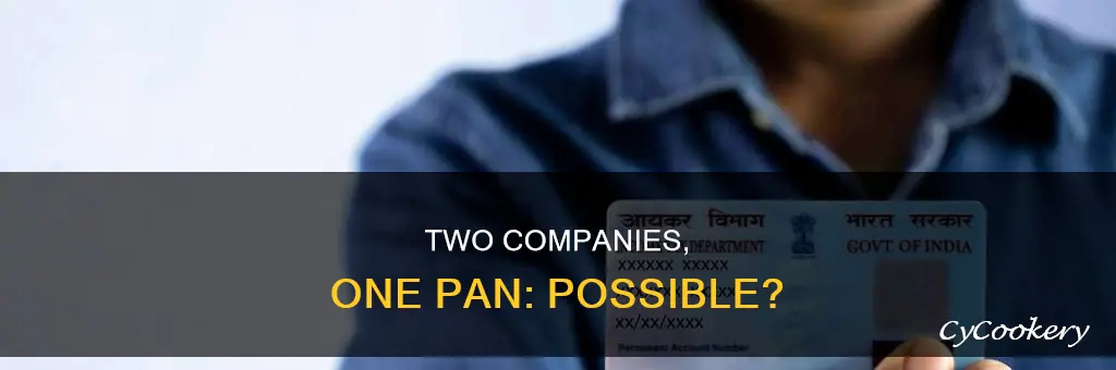 can two companies have same pan number