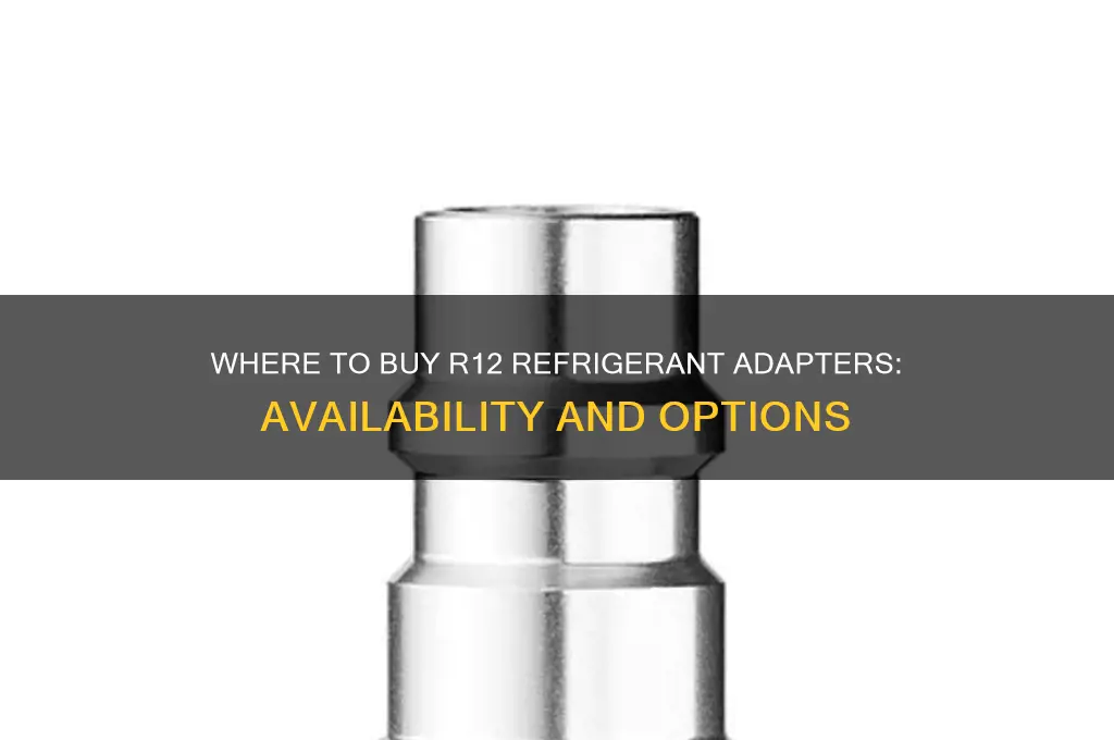 can u buy the adapter for r12 refrigerant