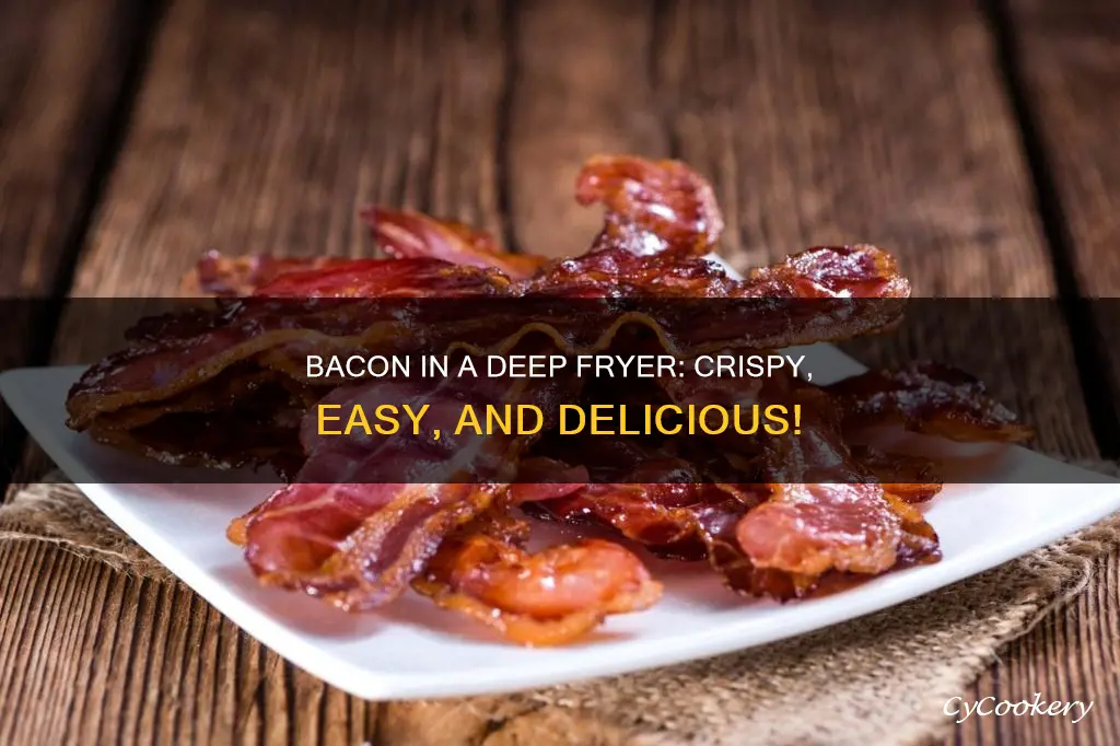 can u cook bacon in a deep fryer