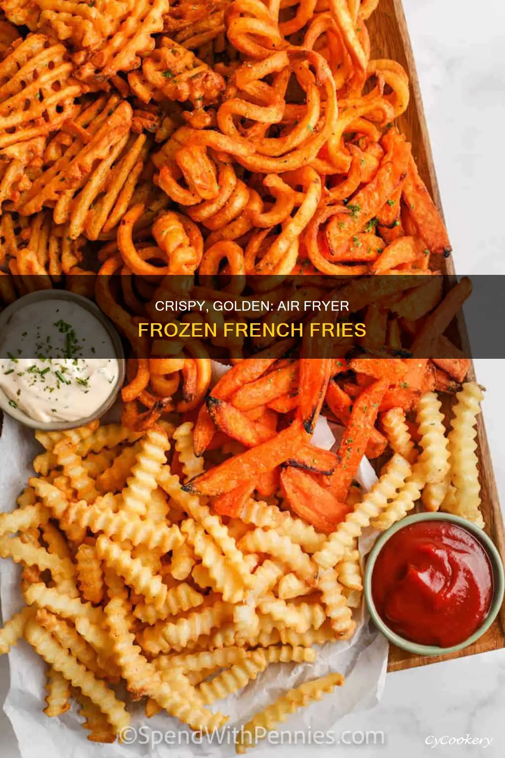 can u cook frozen french fries in an air fryer