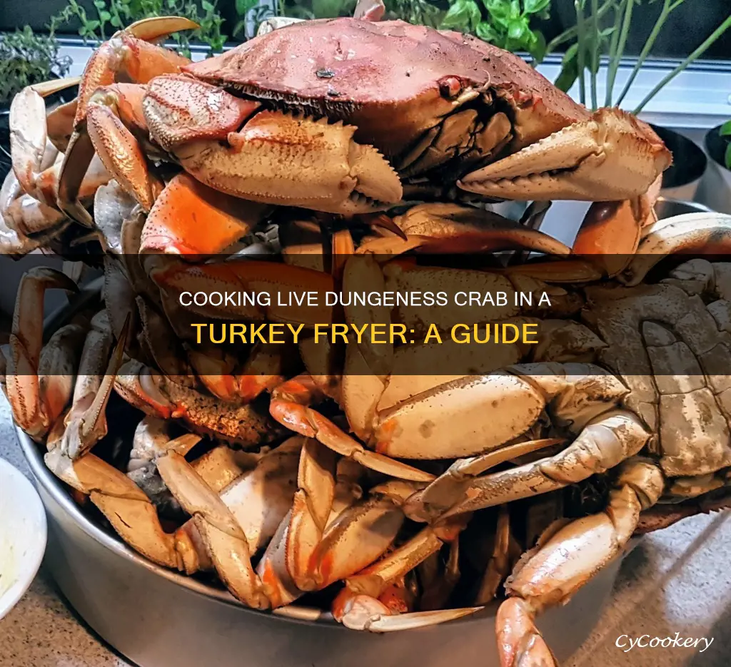 can u cook live dungeness crab in a turkey fryer